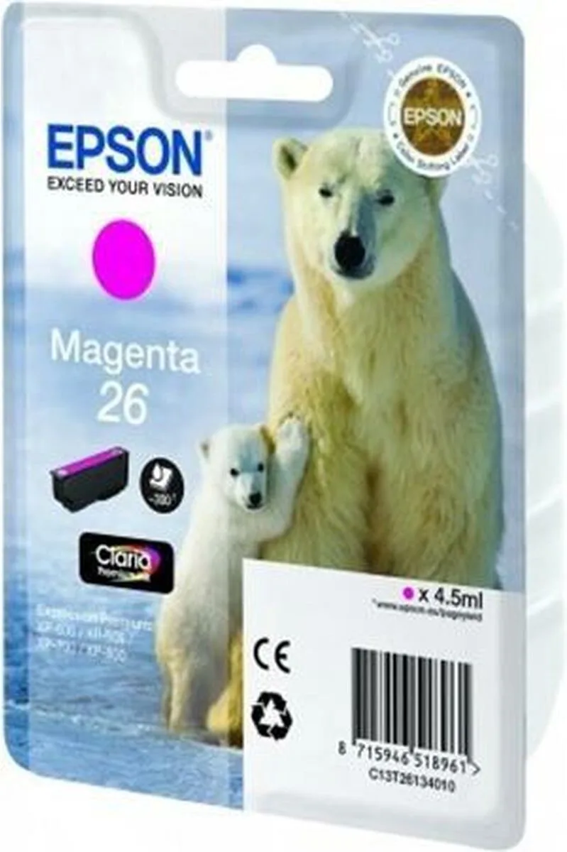 Epson 26 (T2613) - Inktcartridge by Epson in Magenta – product photo