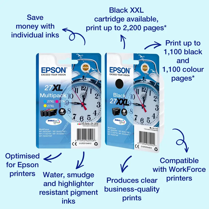 Epson 27XXL - Inktcartridge von Epson in Schwarz – Produktfoto