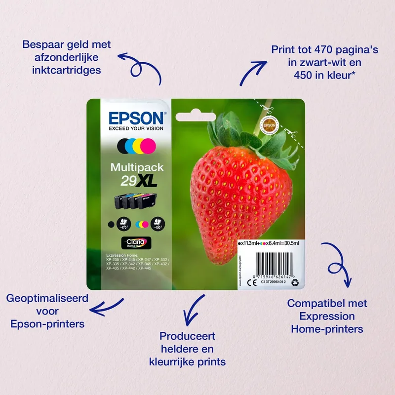 Epson 29 - Multipack - Kleuren van Epson in Meerkleurig – productfoto