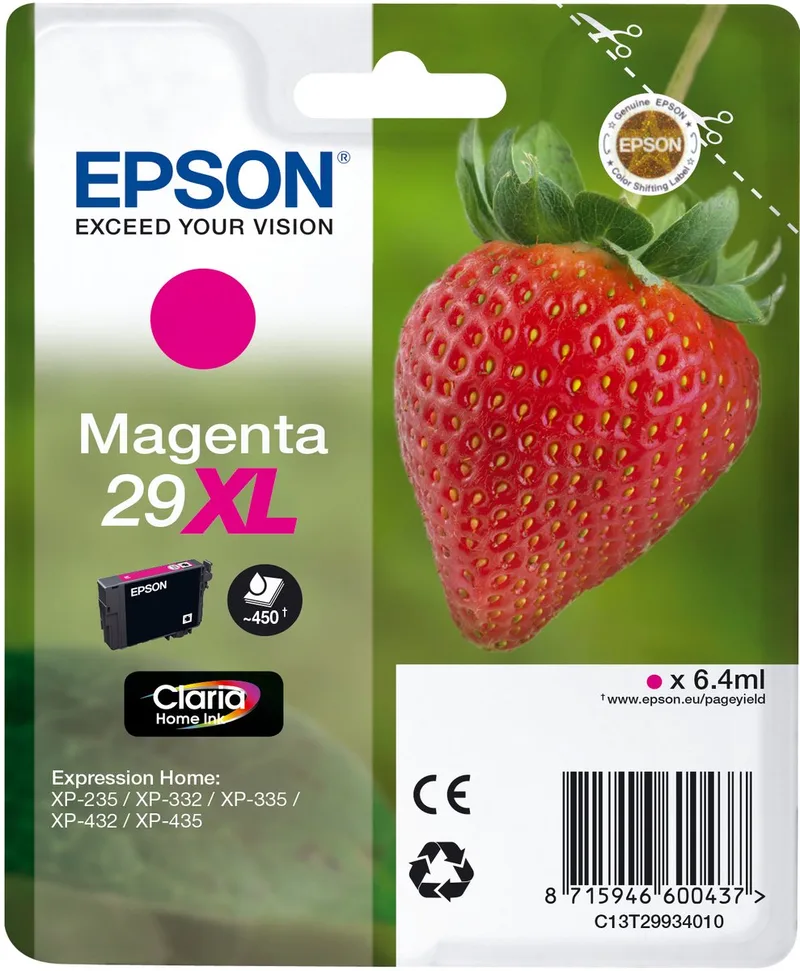 Epson 29XL- Inktcartridge från Epson i Magenta – produktbild