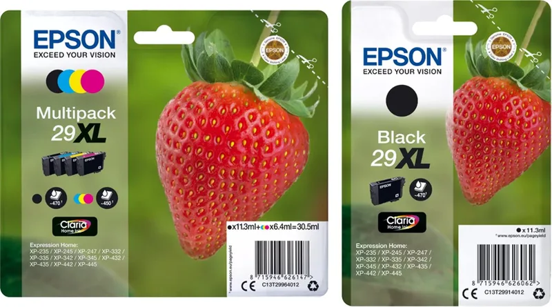 Epson 29XL - Inktcartridge - Multipak + Zwart by Epson in Zwart 2x – product photo