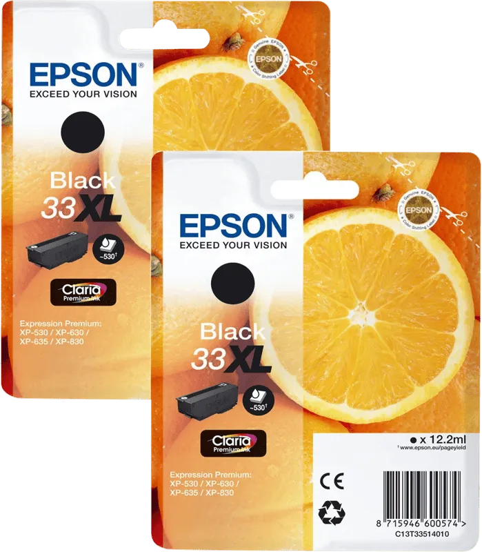 Epson 33XL Cartridge Zwart Duo Pack de Epson – photo produit