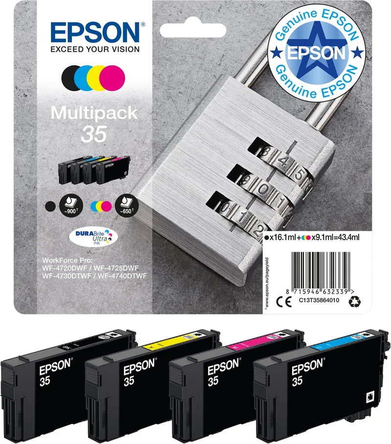 Epson 35 - Inktcartridge / Multipack van Epson in Meerkleurig – productfoto