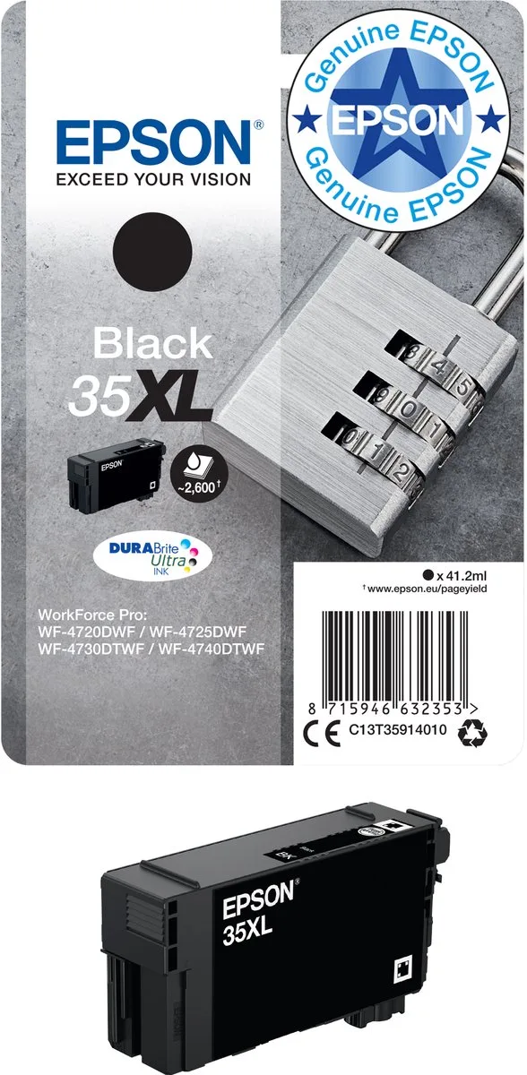 Epson 35XL - Inktcartridge by Epson in Black – product photo