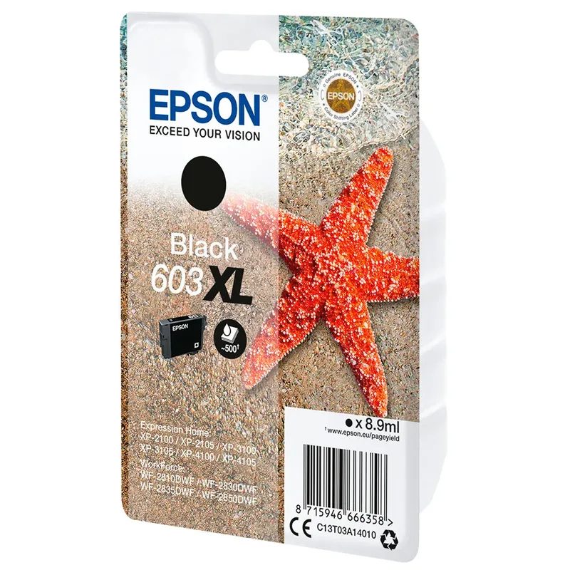 Epson 603XL - XL - black - original - ink cartridge von Epson in Schwarz – Produktfoto 2 von 2