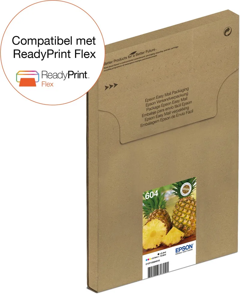 Epson 604 EasyMail - Inktcartridge - Origineel - Standaard capaciteit - Combipack Kleur van Epson in Multipack – productfoto
