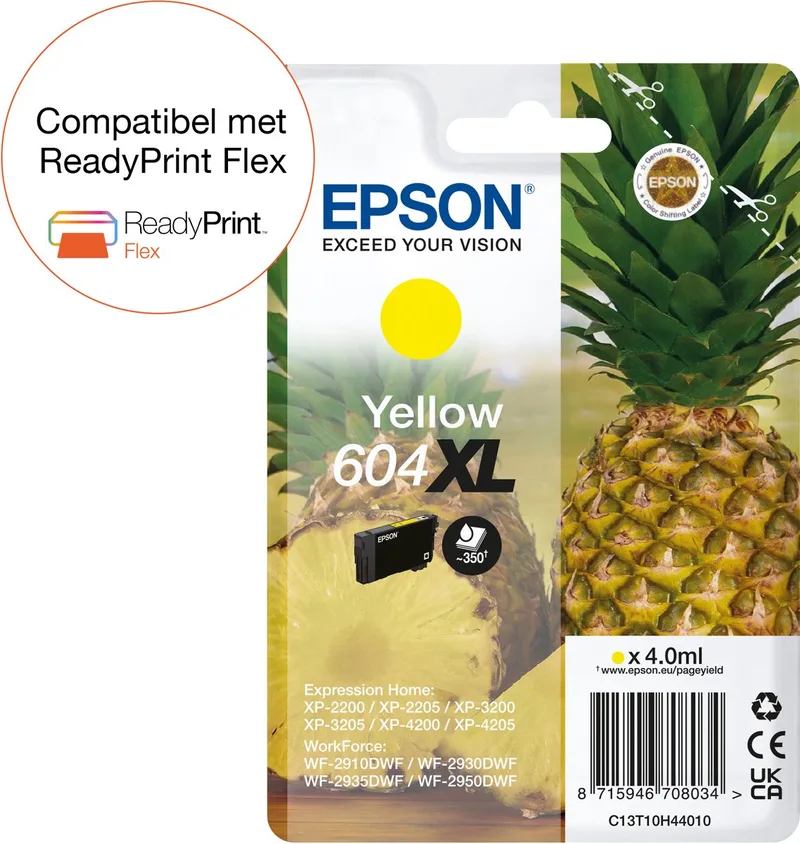 Epson 604XL - Inktcartridge - Origineel - Hoge capaciteit van Epson in Geel – productfoto 1 van 2