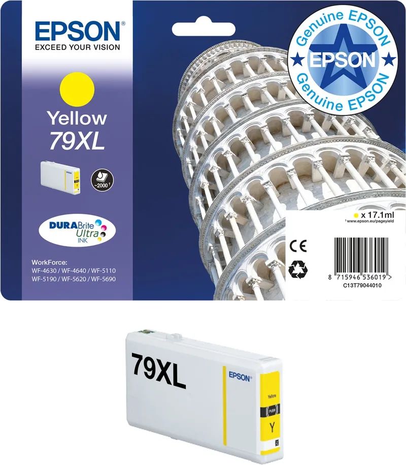 Epson 79XL - Inktcartridge / Hoge Capaciteit van Epson in Zwart – productfoto