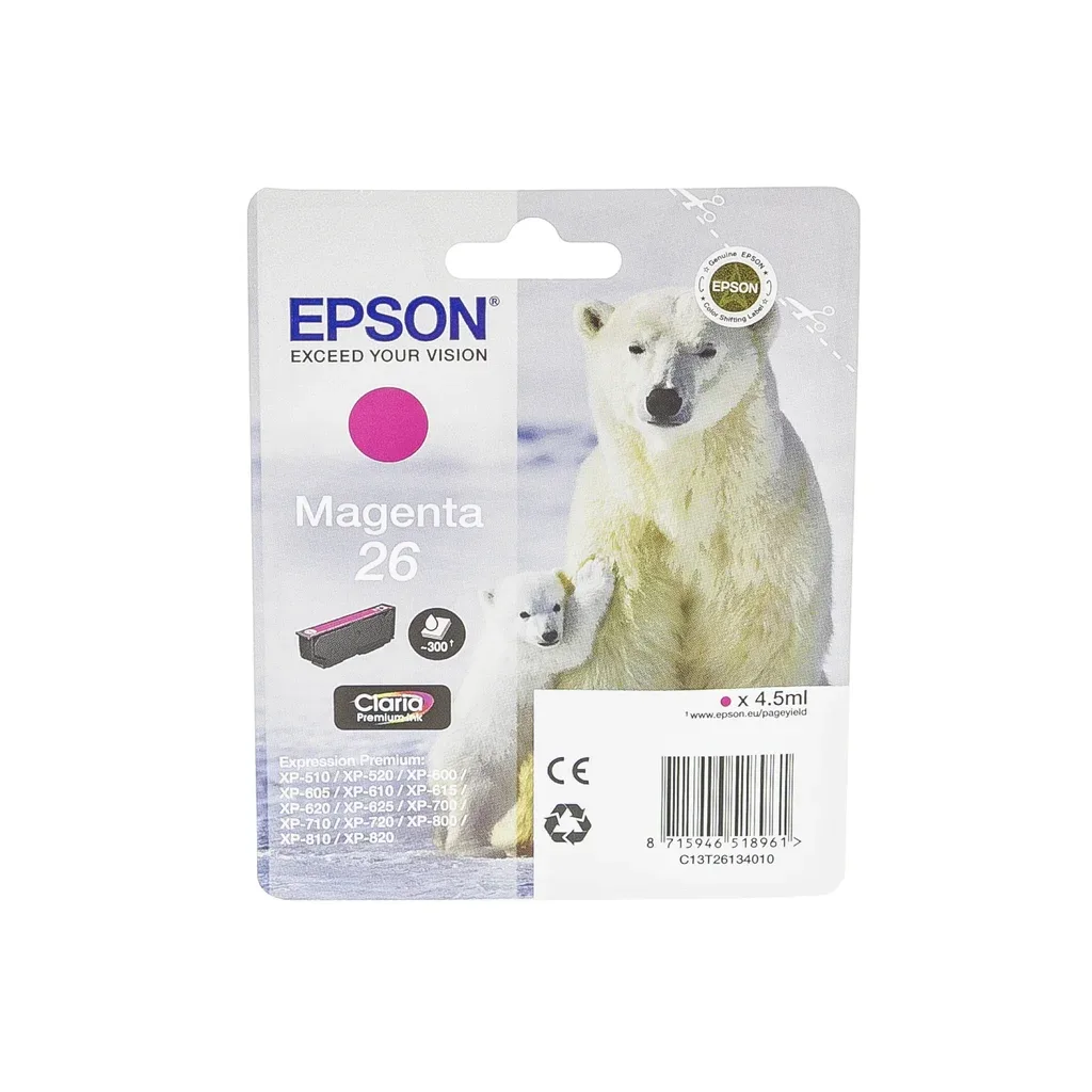 Ink Premium Claria 26 Inktcartridge från Epson – produktbild