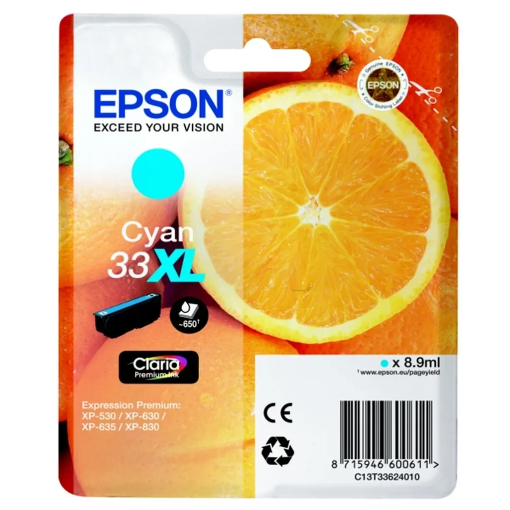 Ink Claria Premium 33 Xl T 3362 Inktcartridge från Epson – produktbild