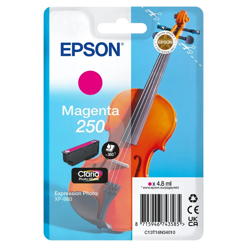 Inktcartridge epson 250 t16n34 rood | 10 stuks van Epson – productfoto