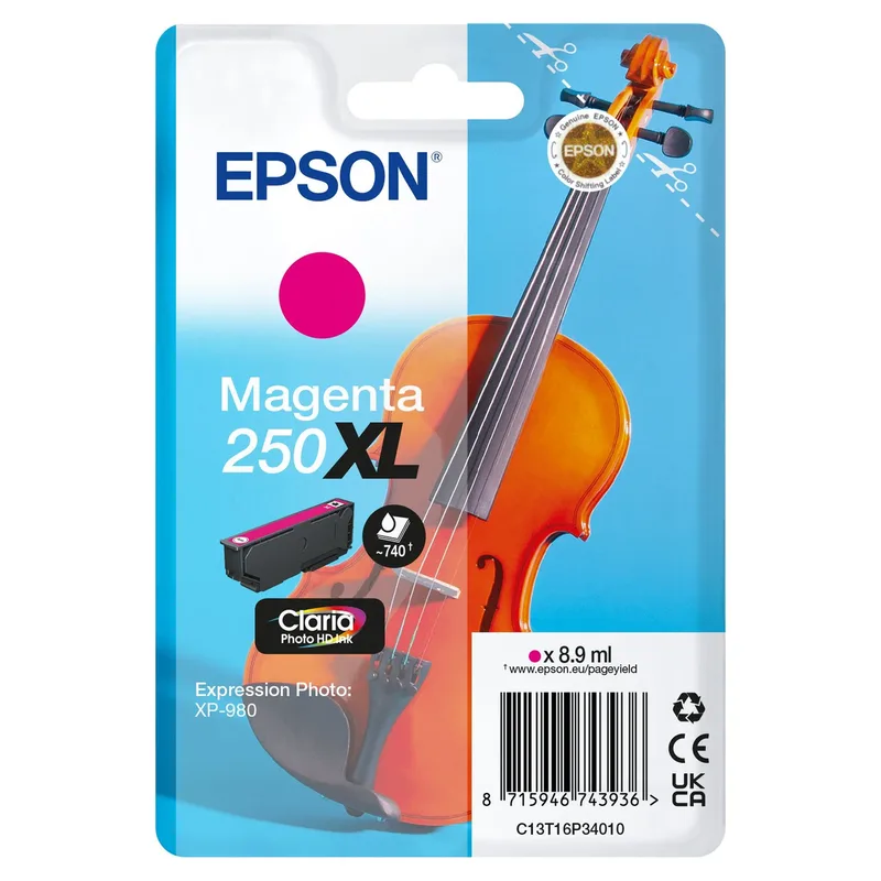 Inktcartridge epson 250xl t16p34 rood | 10 stuks van Epson – productfoto