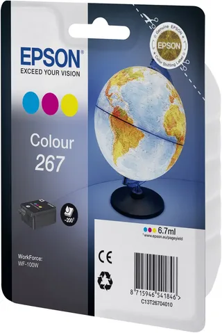 Inktcartridge Epson 267 T2670 3 kleuren fra Epson – produktbillede 2 af 2