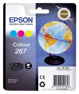 Inktcartridge Epson 267 T2670 3 kleuren fra Epson – produktbillede 1 af 2