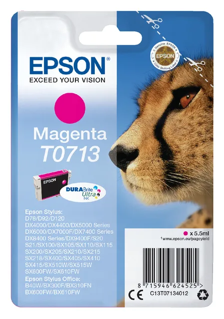 Inktcartridge Epson T0713 rood fra Epson – produktbillede