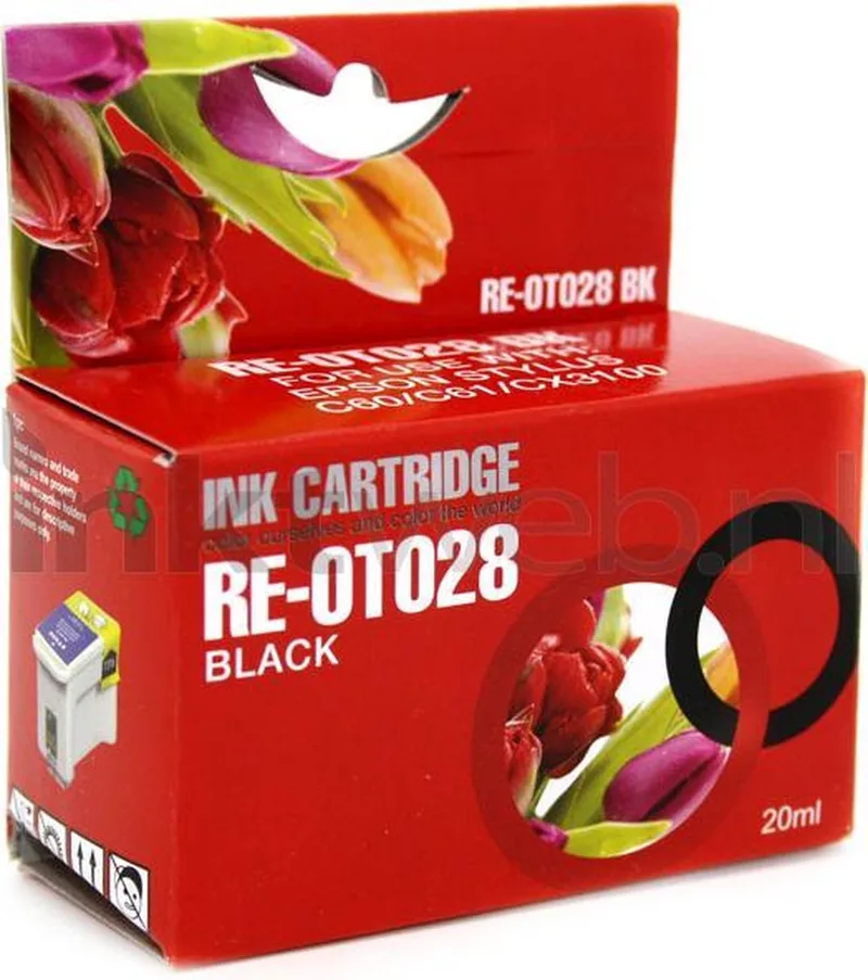 inktcartridge T028401 zwart de Epson en Noir – photo produit