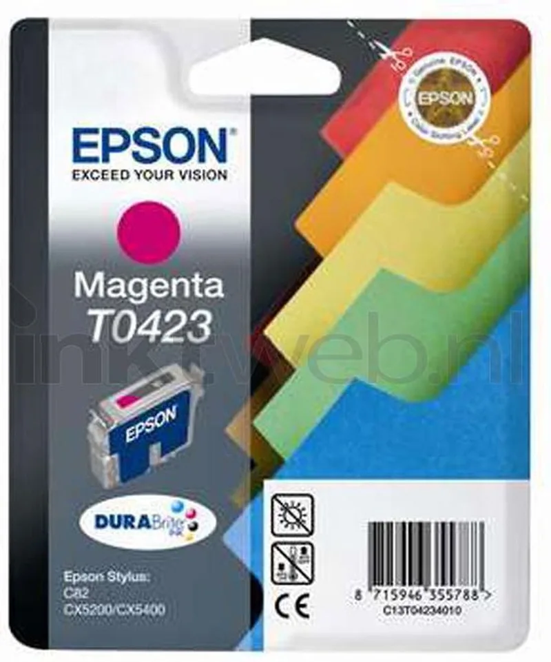 inktcartridge T042340 rood by Epson in Magenta – product photo