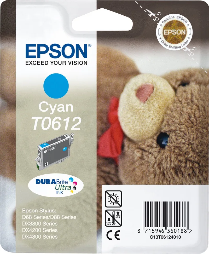 Inktcartridge T06124010 - Cyaan de Epson en Cyaan – photo produit
