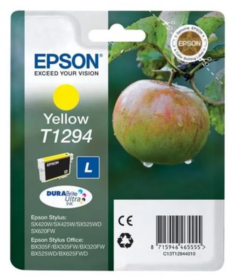 inktpatroon Yellow T1294 DURABrite Ultra Ink van Epson in Geel – productfoto