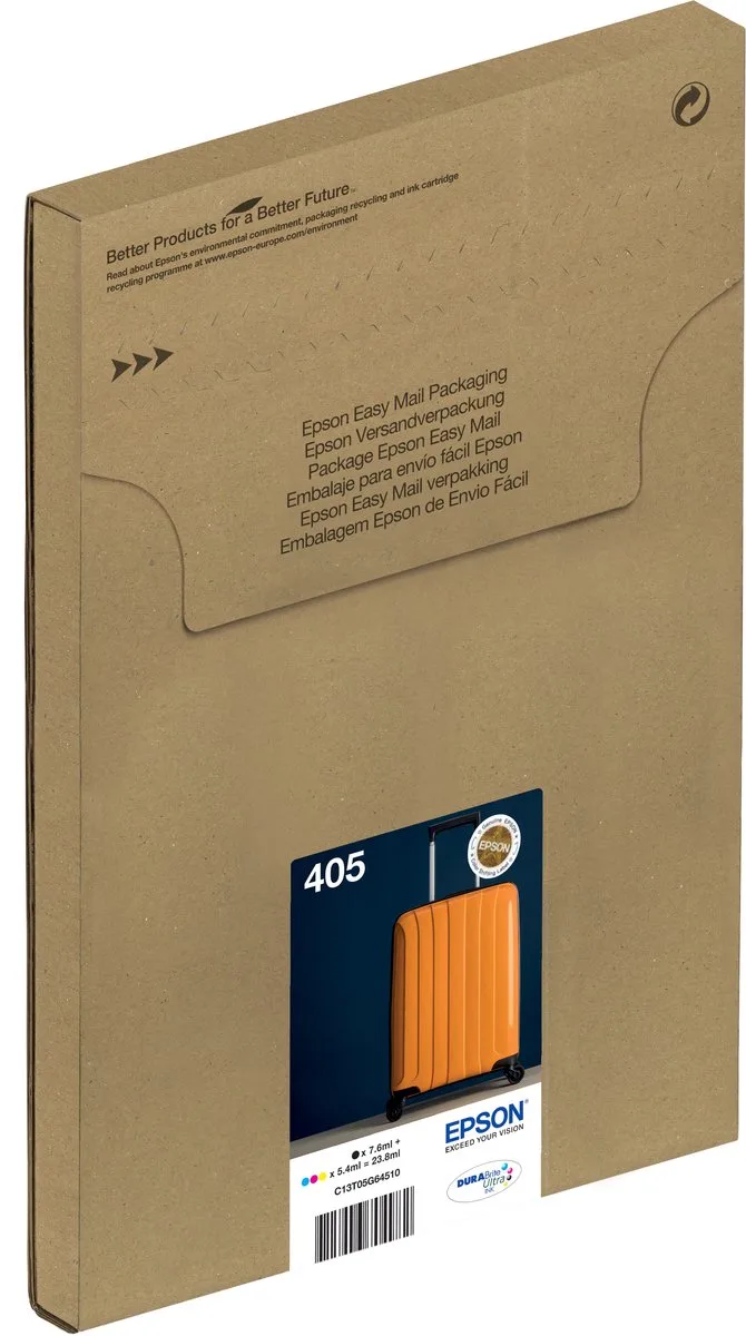 Multipack 4-colours 405 EasyMail by Epson in Black, Cyaan, Magenta, Yellow – product photo