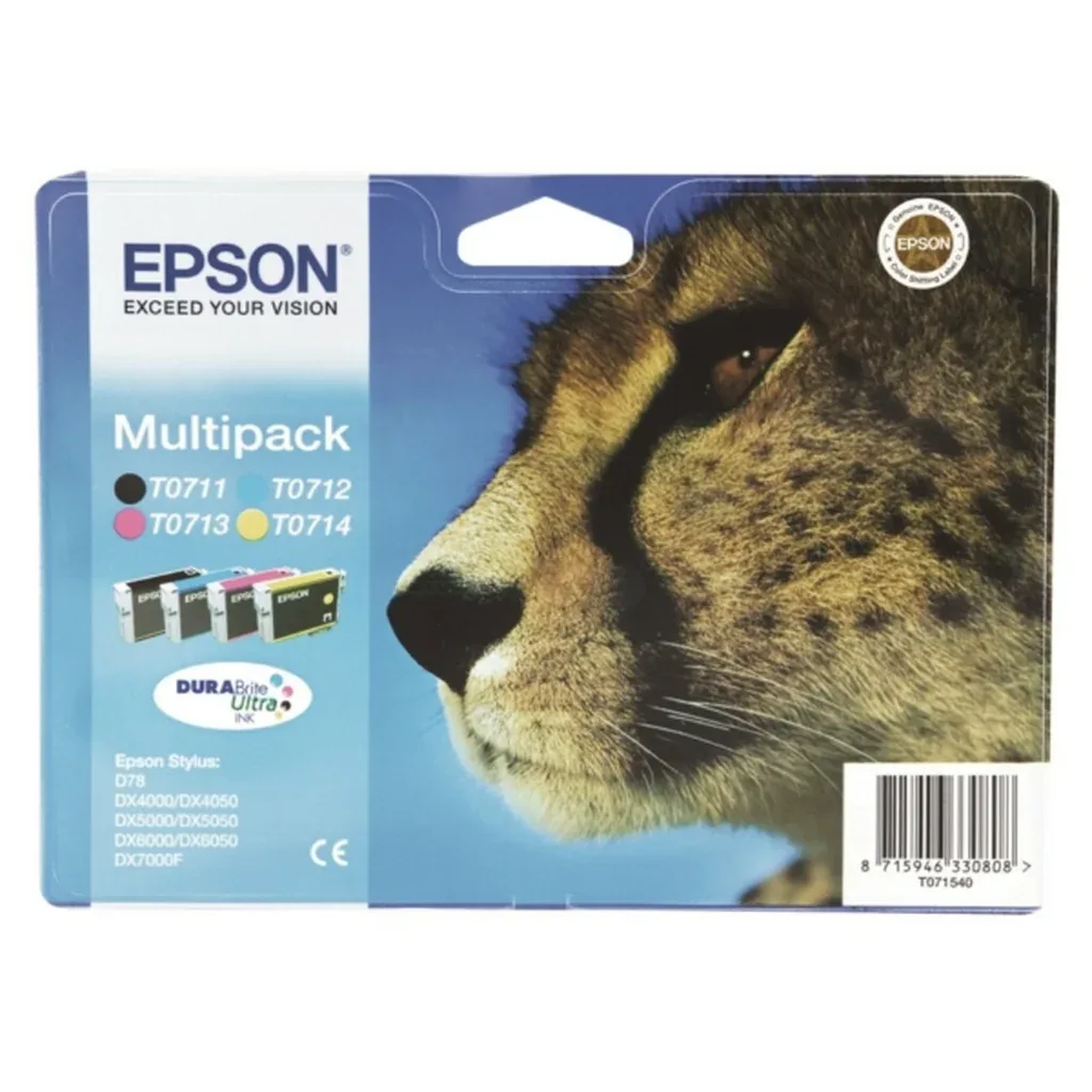 Multipack T0711 + T0712 + T0713 +T0714 T0715 N/A fra Epson – produktbillede