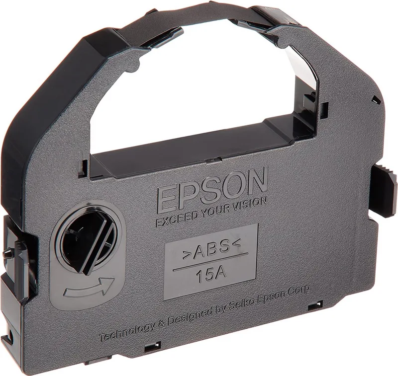 Farvebånd sort fra Epson i Sort – produktbillede