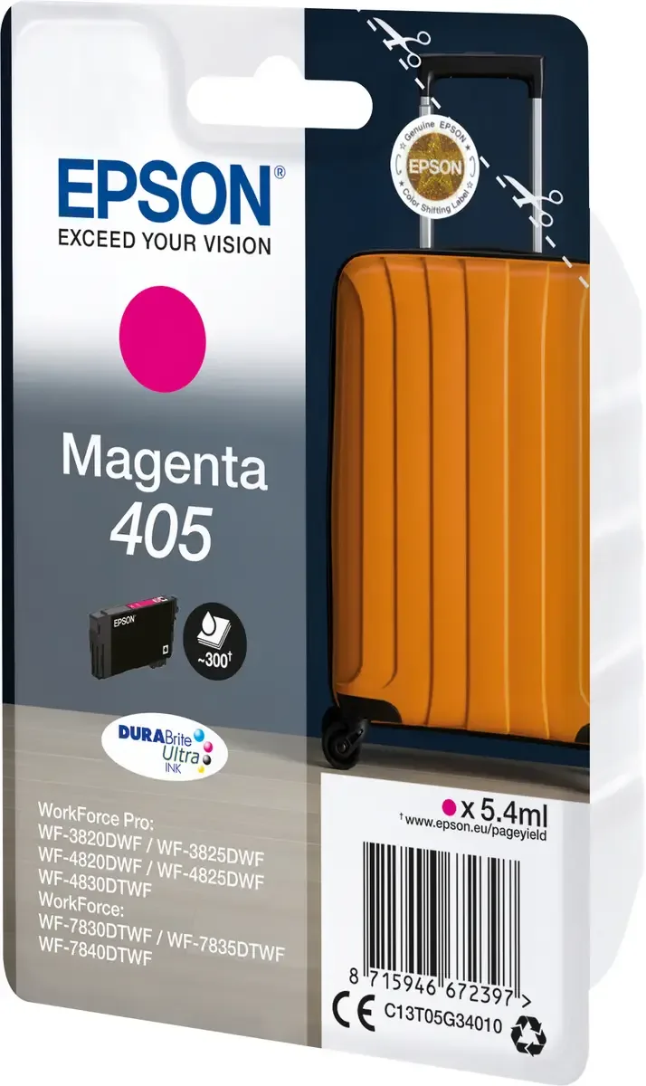 Original Ink Cartridge Epson 405 fra Epson i Lilla – produktbillede 2 af 2