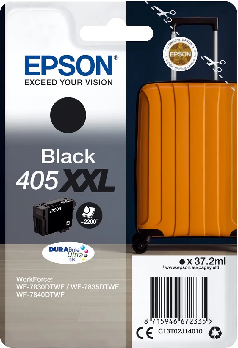 Original Ink Cartridge Epson 405XXL Black från Epson i Svart – produktbild 1 av 2
