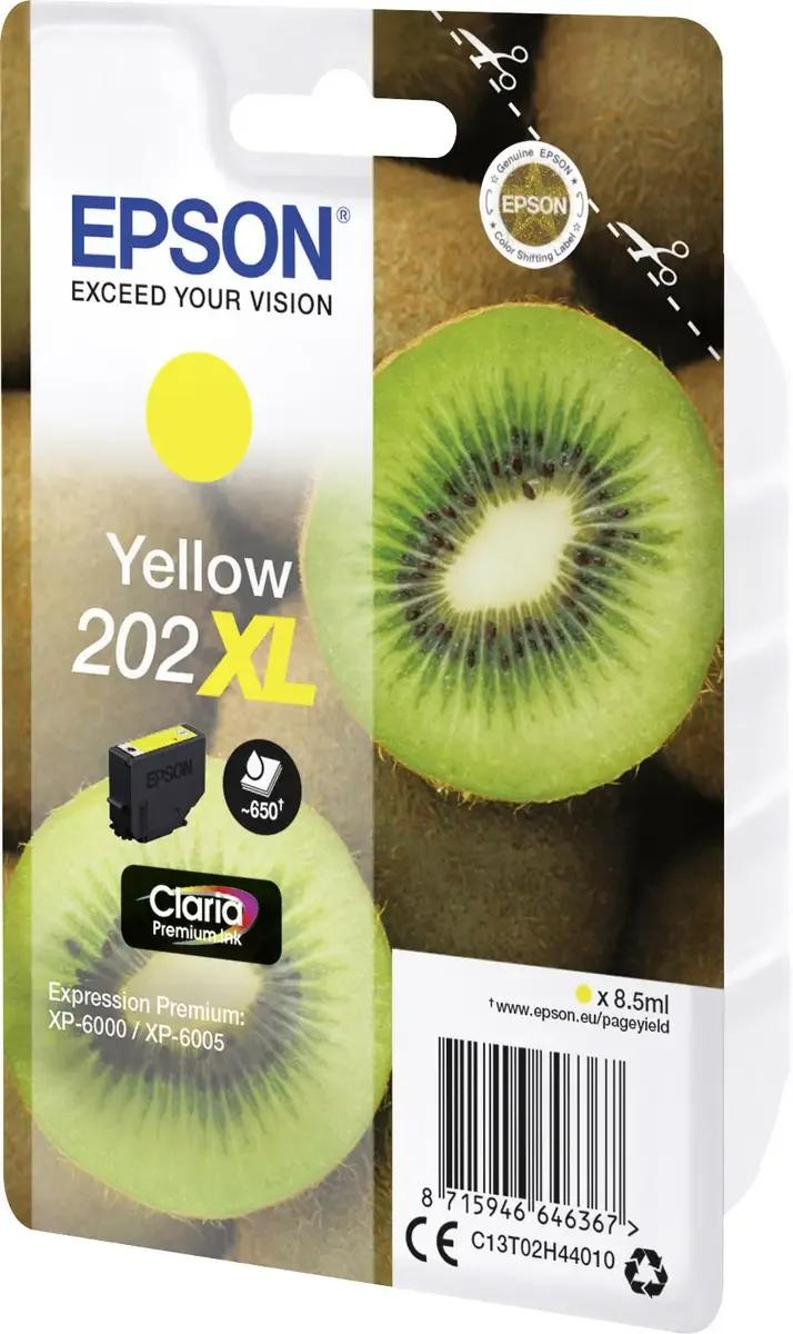 Original Ink Cartridge Epson C13T02H44010 Yellow by Epson in Yellow – product photo 2 of 2