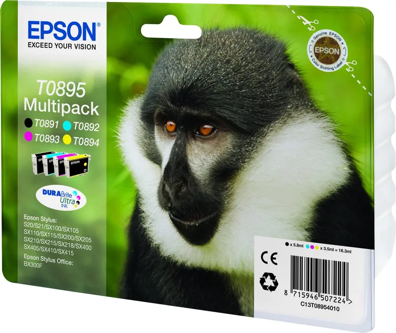 Original Ink Cartridge Epson C13T08954020 by Epson in Multicolour – product photo