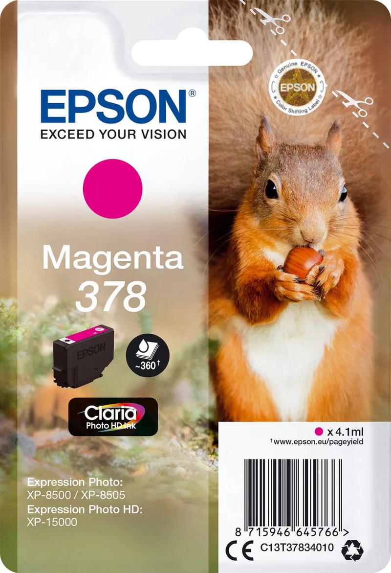 Original Ink Cartridge Epson C13T37834020 von Epson in Magenta – Produktfoto
