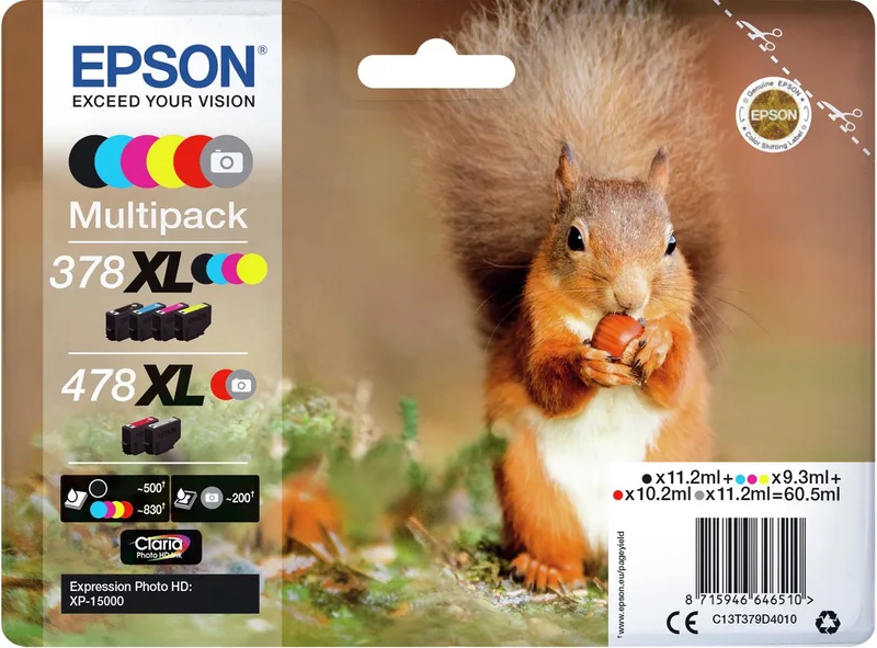 Original Ink Cartridge Epson C13T379D4010 Multicolour von Epson – Produktfoto