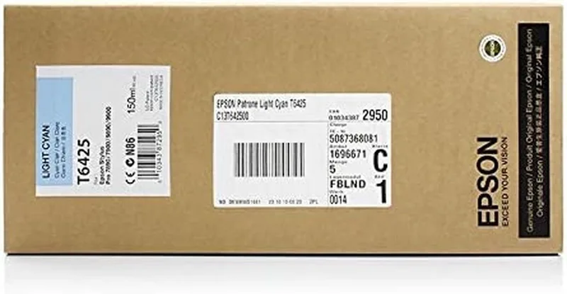 Original Ink Cartridge Epson C13T642500 Blue Cyan van Epson in Cyaan – productfoto
