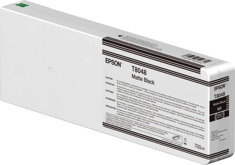 Original Ink Cartridge Epson C13T804800 Black Matte back van Epson in Zwart – productfoto