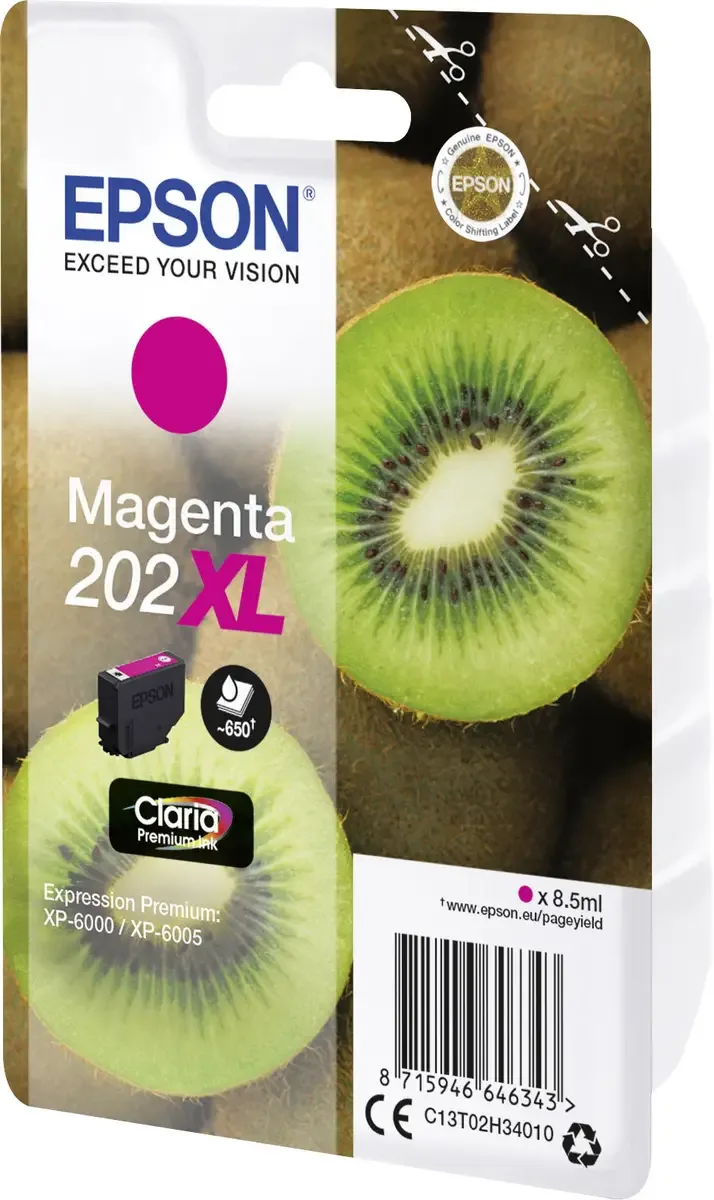 Original Ink Cartridge Epson Singlepack Magenta 202XL Claria Premium Ink Magenta från Epson i Magenta – produktbild 2 av 2