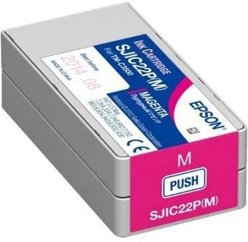 Original Ink Cartridge Epson SJIC22P van Epson in Magenta – productfoto