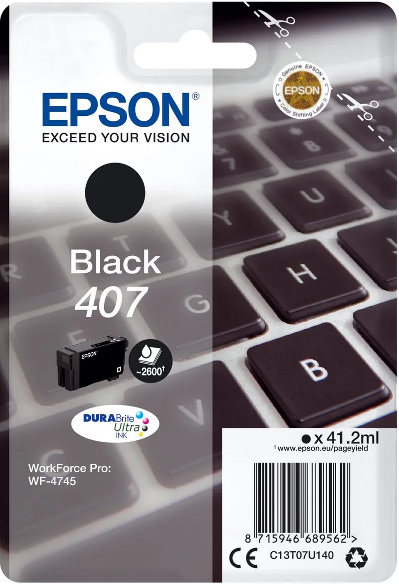 Original Ink Cartridge Epson WF-4745 Black by Epson in Black – product photo