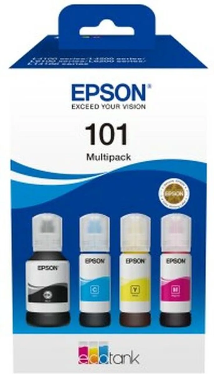 Originele inkt cartridge Epson C13T03V64A Zwart/Cyaan/Magenta/Geel 3 fra Epson i Sort, Cyaan, Magenta, Gul – produktbillede