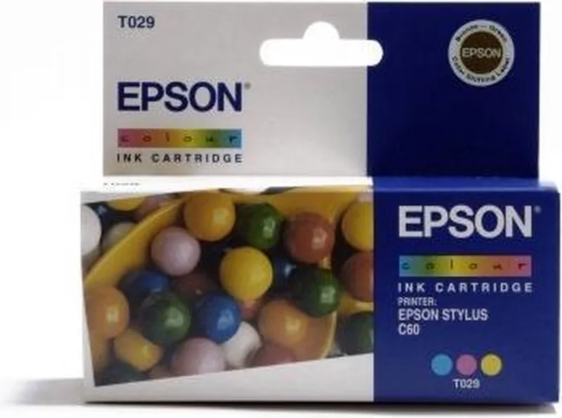 Sweets inktpatroon kleur T029 DURABrite Ink fra Epson i Cyaan – produktbillede