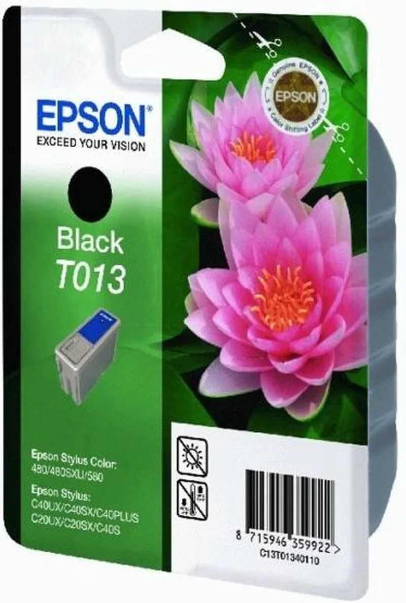 T013 - Inktpatroon / Zwart de Epson en Noir – photo produit