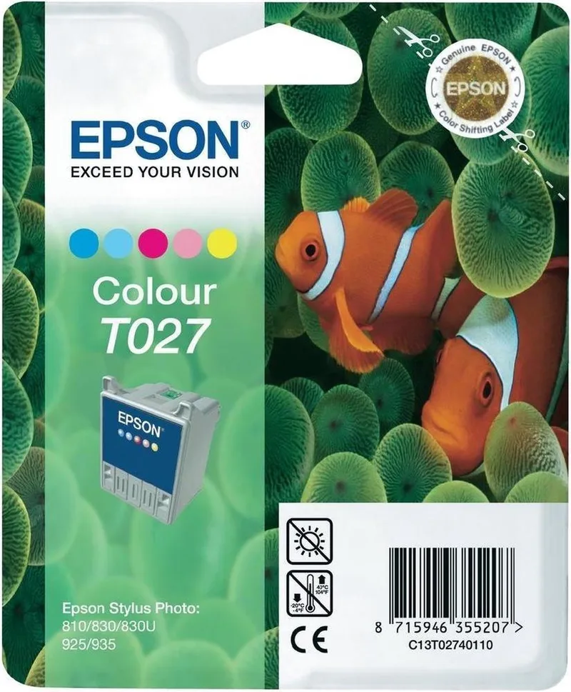 T027 - Inktcartridge / Kleur de Epson en Multicolore – photo produit