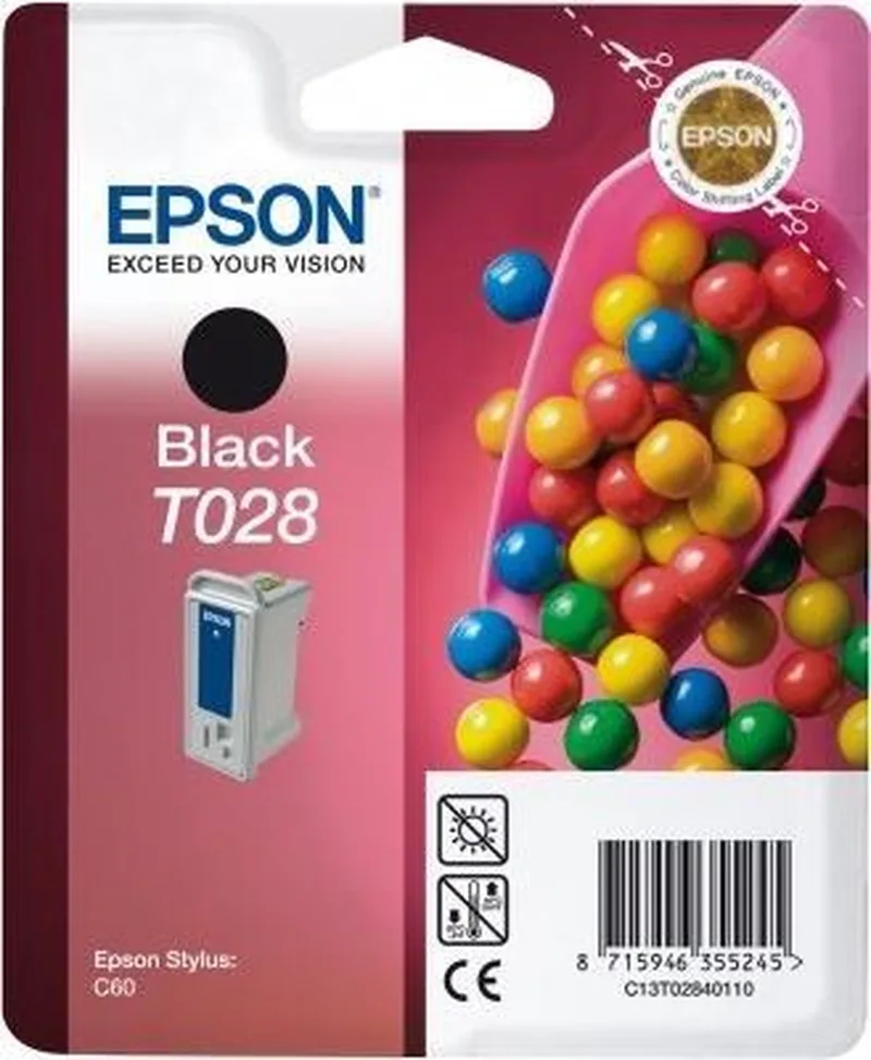 T0284 - Inktcartridge / Zwart fra Epson i Sort – produktbillede
