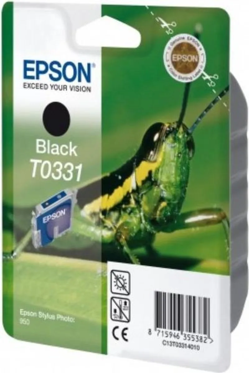 T033 - Inktcartridge / Zwart fra Epson i Sort – produktbillede