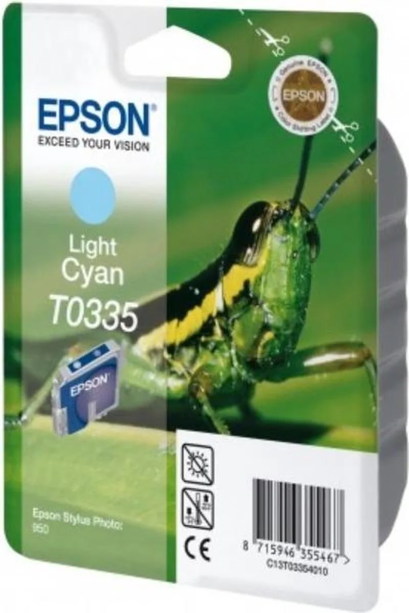 T0335 - Inktcartridge / Licht Cyaan by Epson in Licht Cyaan – product photo