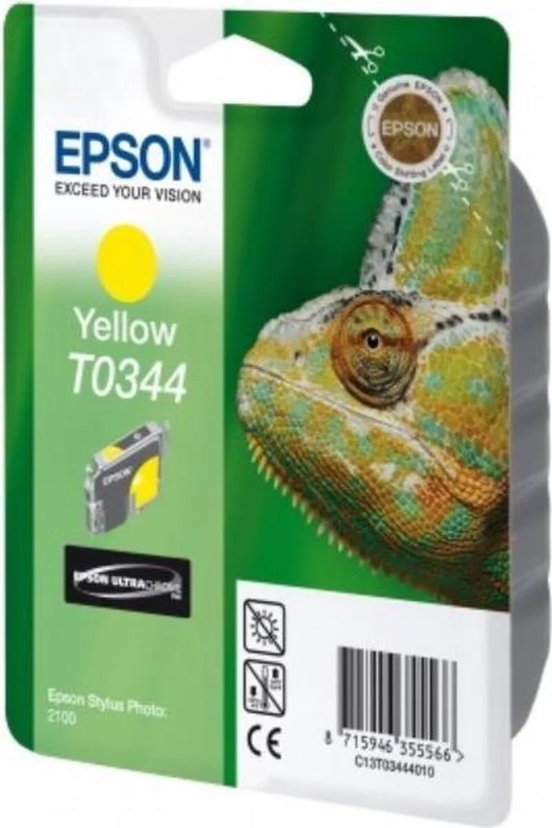 T0344 - Inktcartridge / Geel de Epson en Jaune – photo produit