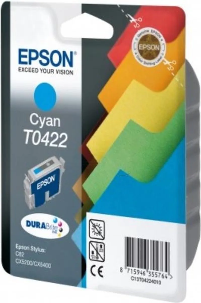 T042 - Inktcartridge / Cyaan by Epson in Cyaan – product photo