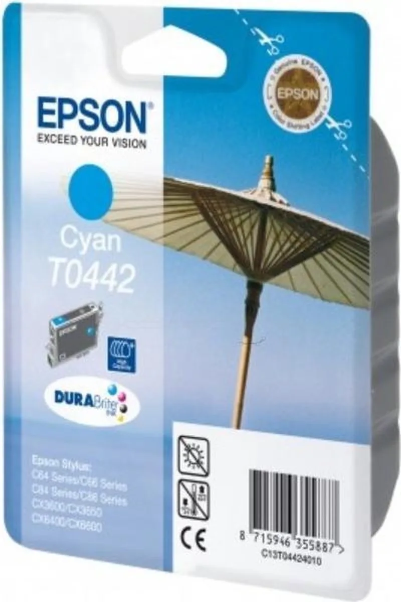 T0442 - Inktcartridge Cyaan by Epson in Cyaan – product photo