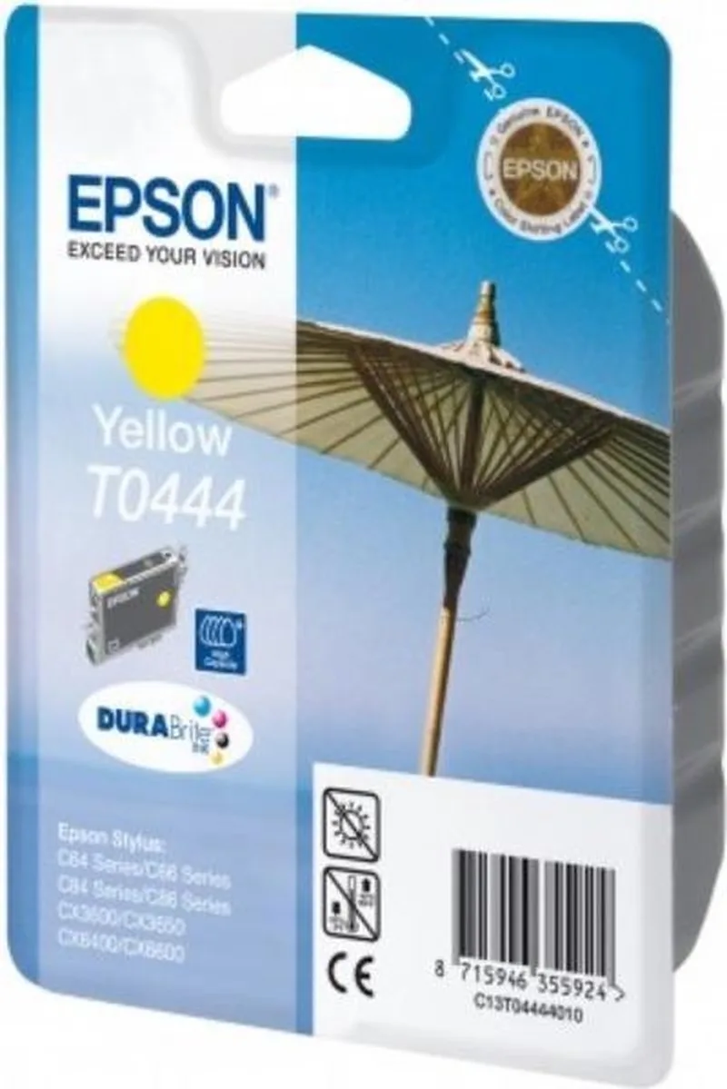 T0444 - Inktcartridge / Geel de Epson en Jaune – photo produit