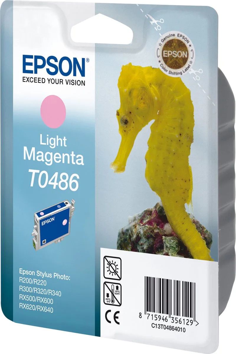 T0486 - Inktcartridge / Licht by Epson in Magenta – product photo