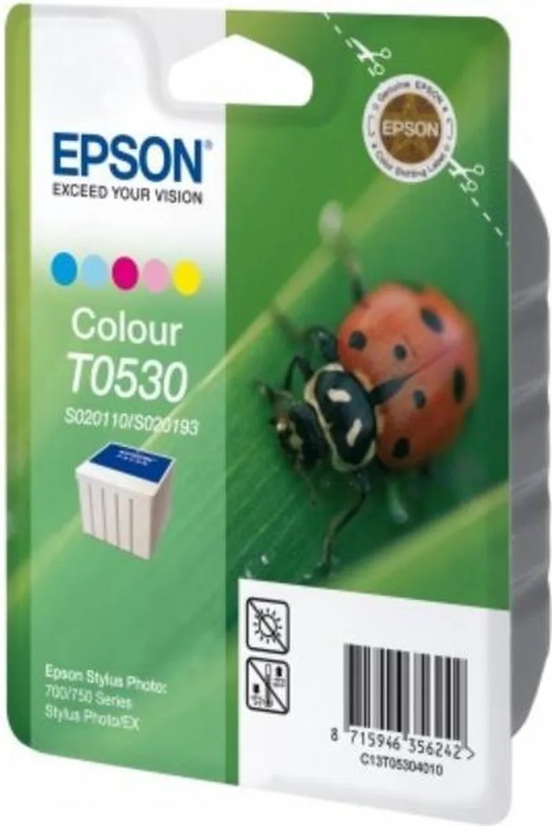 T053 - Inktcartridge / Cyaan / Magenta / Geel / Licht Cyaan / Licht Magenta van Epson in Meerkleurig – productfoto